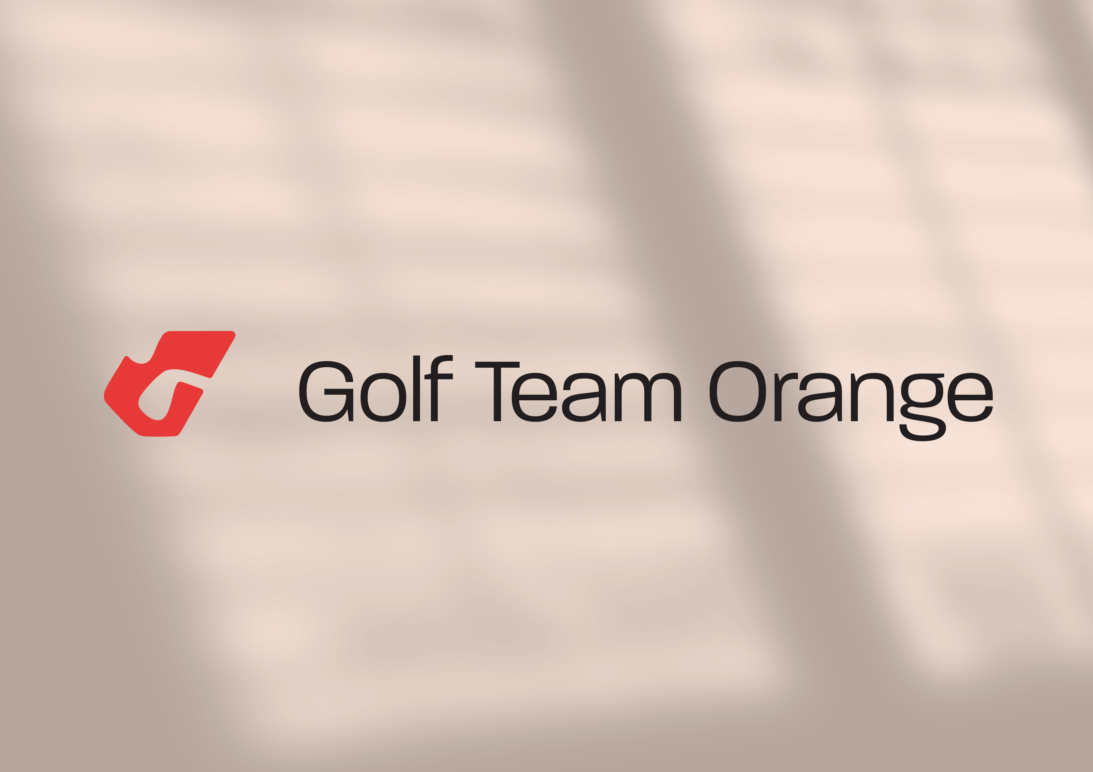 Logo on natural background